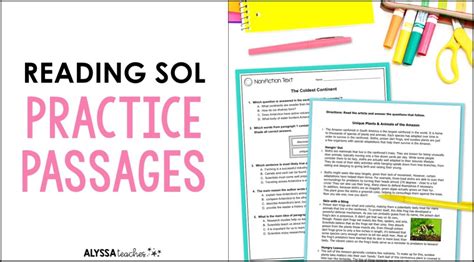 Practice Poem Quiz Practice Sol 7th Grade