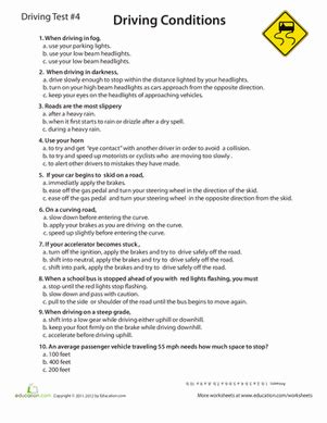 Practice Road Rules Test
