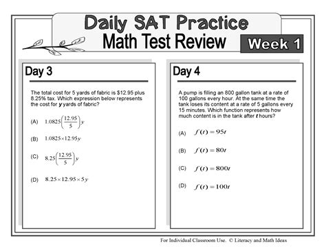 Practice Sat Math