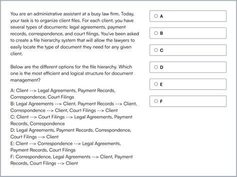 practice test california executive assistant
