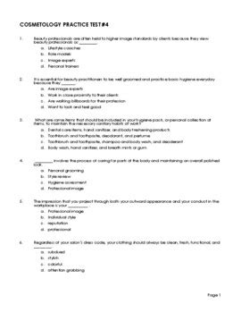 practice test for cosmetology state board exam