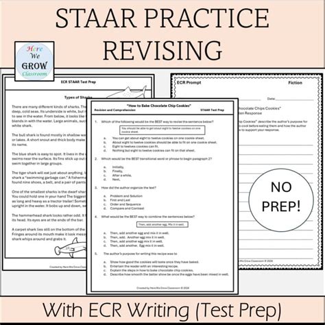 Practice Test For Staar Revising And Editing