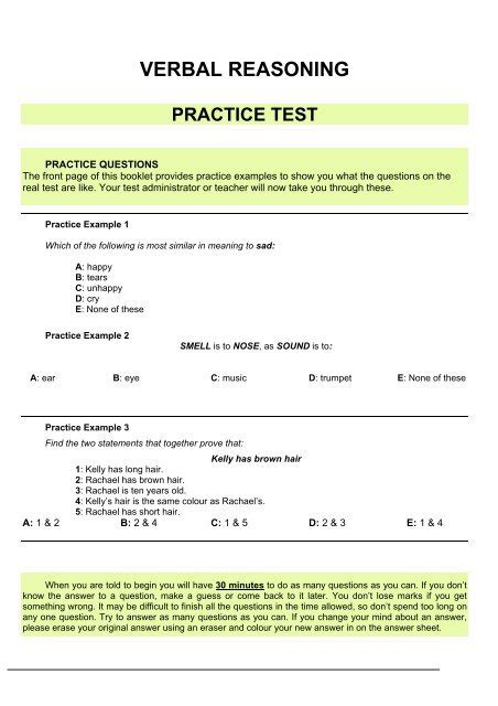 Practice Tests In Verbal Reasoning Nearly 3000 Test Exercises With Answers And Explanations By Nuga Simbo 2013 Paperback