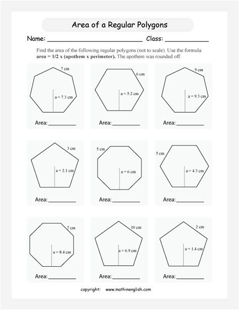 Practice With Area Of Polygons Mathbitsnotebook Jr Triangle Square Pentagon Hexagon - Triangle Square Pentagon Hexagon