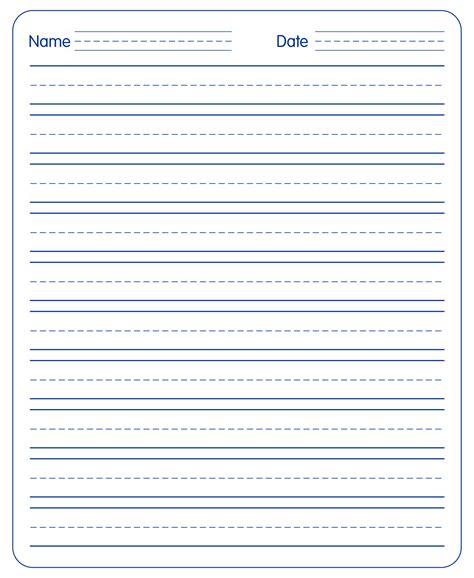 Practice Writing Paper Printable