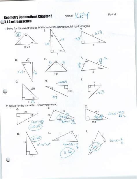 Read Practice 10 3 Similarity In Right Triangles Answer Key 