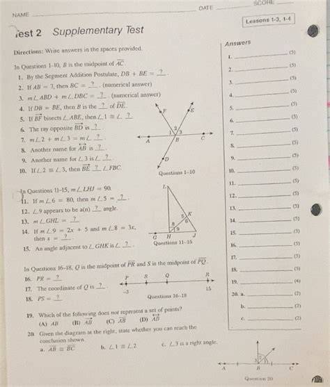 Read Online Practice 31 Supplementary Answers 