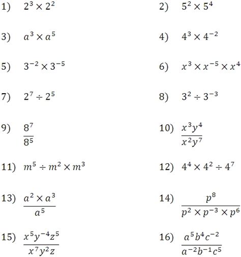 Download Practice 4 8 Exponents And Division Answers 