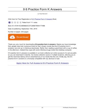 Full Download Practice Form K Answers Haruns 