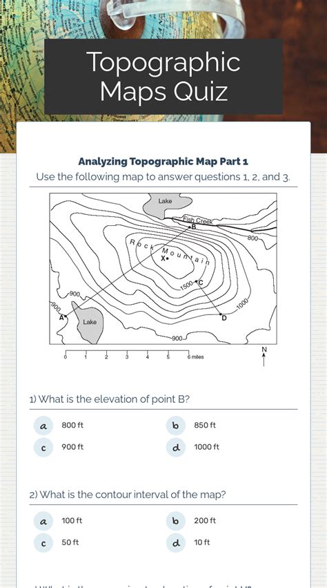 Read Practice Topo Map Questions 