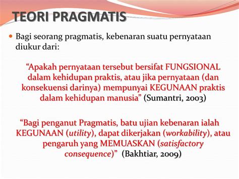 pragmatis adalah