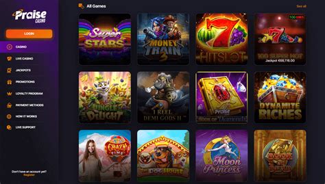 praise casino games