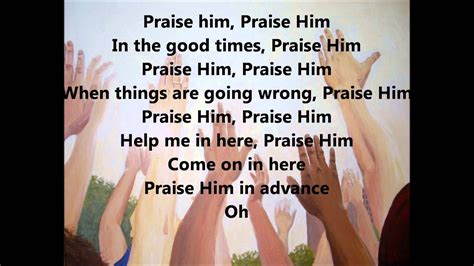 praise him in advance