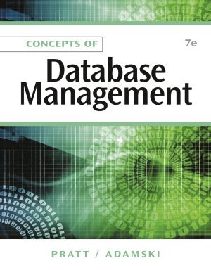 Full Download Pratt Adamski Concepts Of Database Management Solutions 