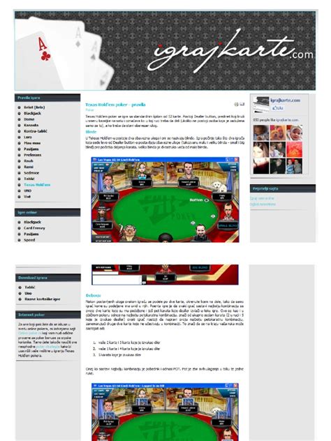 pravila u texas holdem poker fgua france