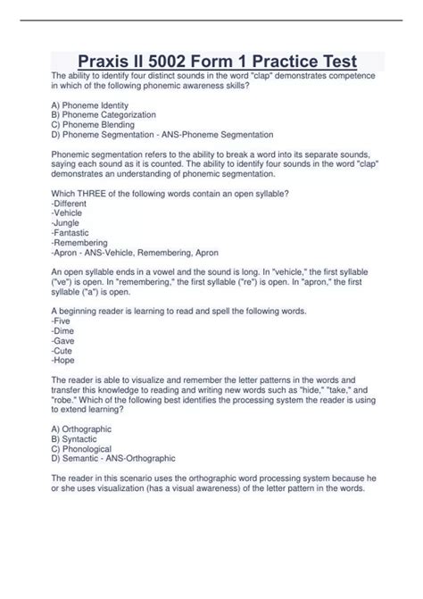praxis ii 0545 practice test