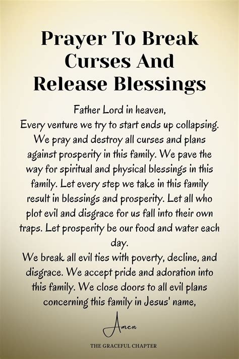 Prayer Against Generational Curses
