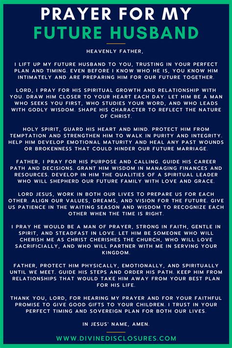 Prayer For Future Husband