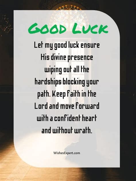 Prayer For Good Luck