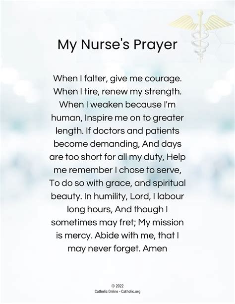 Prayer In Nursing