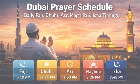 Prayer Schedule Dubai
