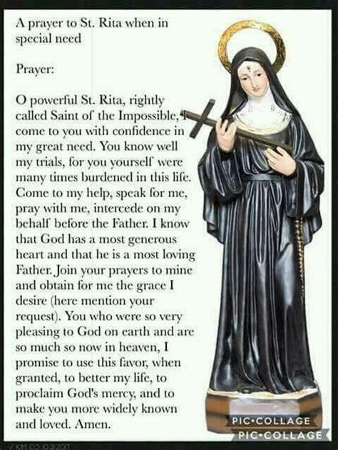 Prayer To St Rita