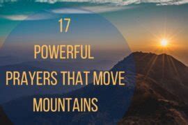 Prayers That Move Mountains