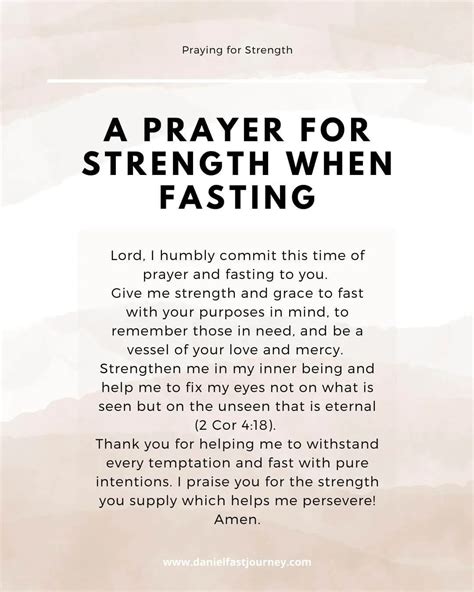 Prayers To Pray When Fasting