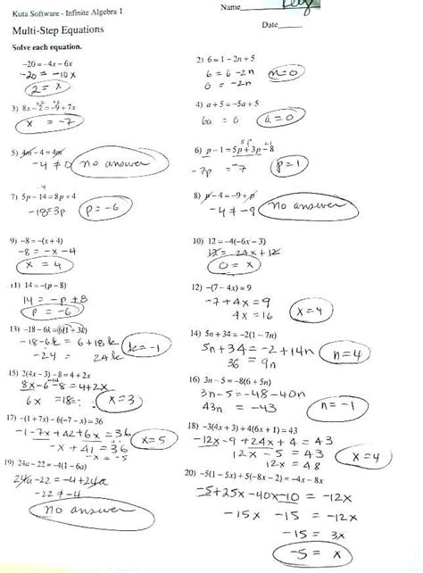 Pre Algebra Kuta