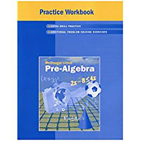 Pre Algebra Practice Workbook Mcdougal