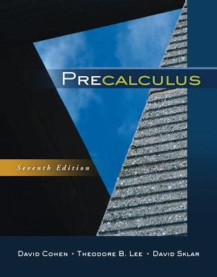 Pre Calculus David Cohen
