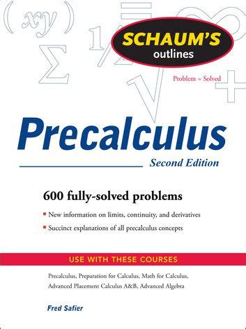 pre calculus schaum