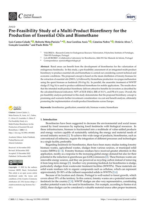 pre feasibility study essential oils distillation unit