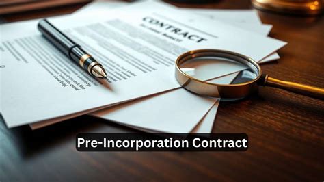 Pre Incorporation Contract
