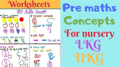 Pre K Math Concepts From Global Sources By Pre K Math Book - Pre K Math Book