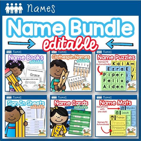 Pre K Name Bundle Pre K Pages Sign In Sheet For Preschool - Sign In Sheet For Preschool