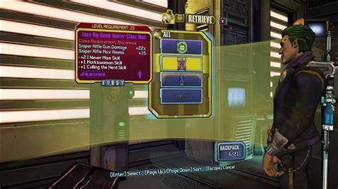pre sequel weapon slots