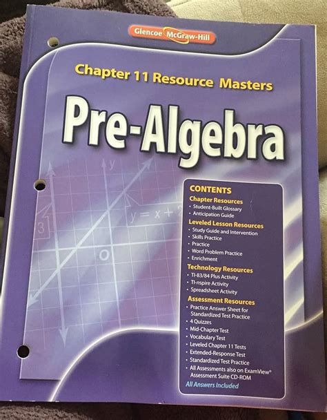 Full Download Pre Algebra Practice Mcdougal Resource Answers Chapter11 