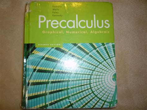 Full Download Pre Calculus Graphical Numerical Algebraic 7Th Edition 