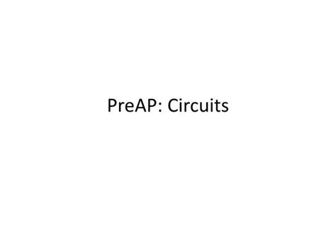 Preap Circuits 6