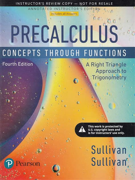 Precalculus Concepts Through Functions A Unit Circle Approach To Trigonometry 2nd Edition Sullivan Concepts Through Functions Series
