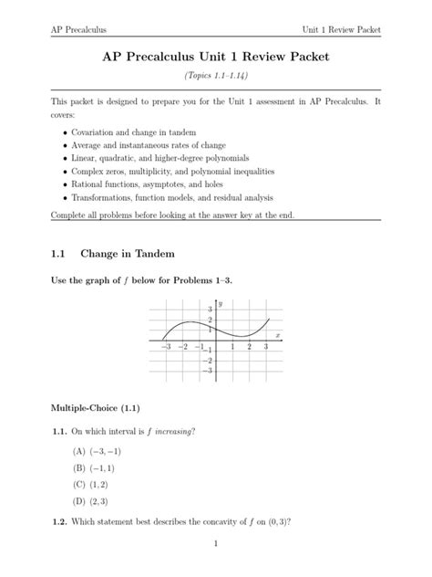 Precalculus Unit 03 Lesson 1 Trigonometric Ratios Key