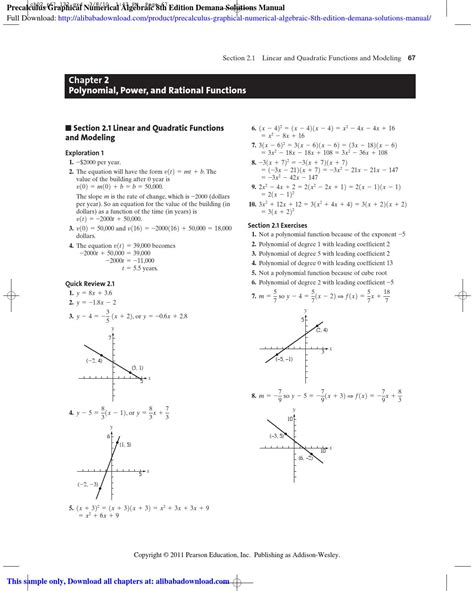 Download Precalculus Graphical Numerical Algebraic 8Th Edition Answers 