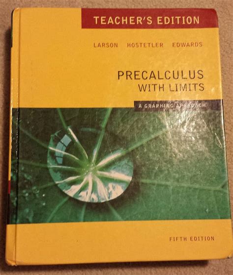 Read Precalculus With Limits A Graphing Approach 5Th Edition Answer Key 
