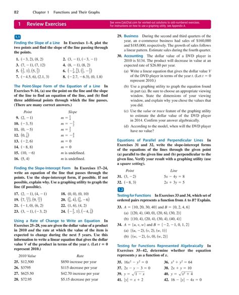 Download Precalculus With Limits Answers Chapter 1 