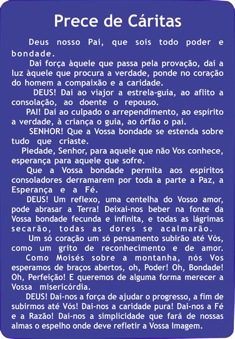 Prece De Caritas