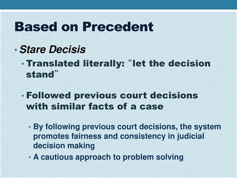 precedent translated