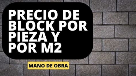 Precio De Millar De Block Construrama