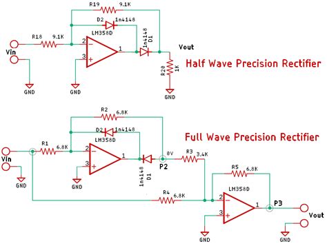 precision rectifier circuits