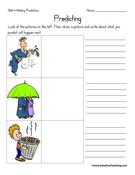 Predict Outcomes Worksheets Teacher Worksheets Predict Outcomes Worksheet - Predict Outcomes Worksheet